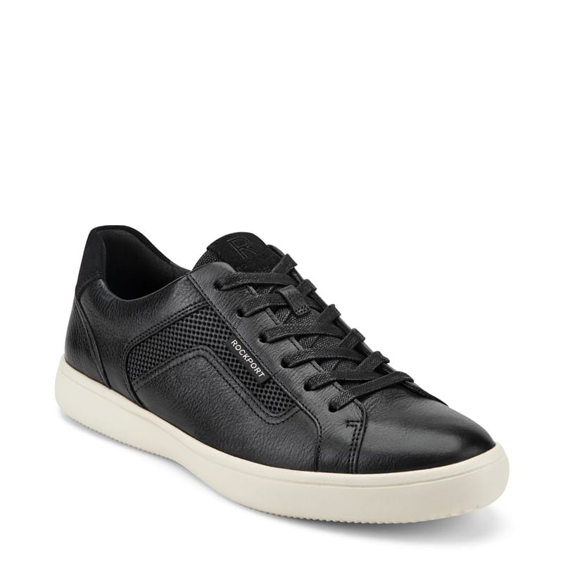 Rockport Men's Collins Sneakers (Black Leather) - Size 11.5 M