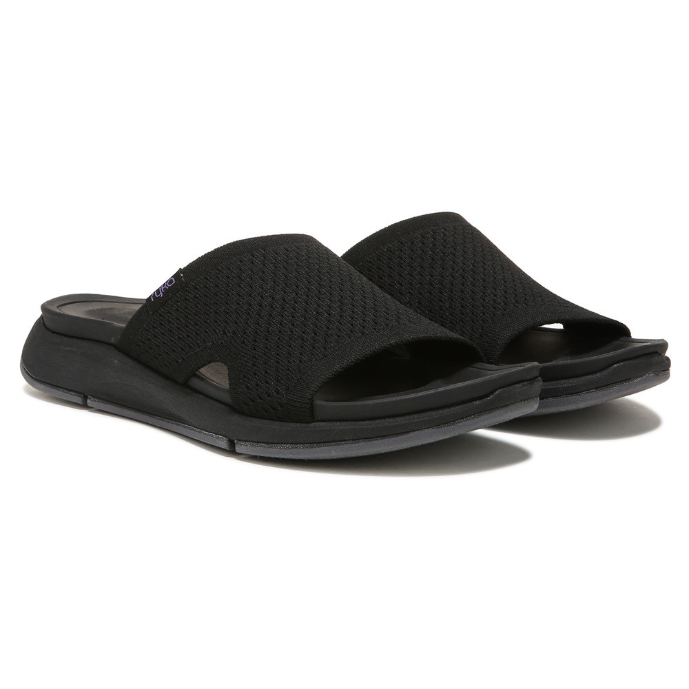 Womens wide slides clearance