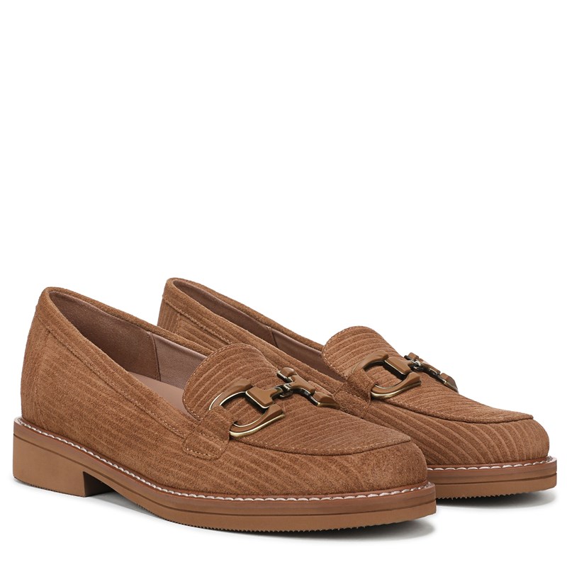 Naturalizer Women's Theo Loafers (Tan Ribbed Suede) - Size 8.0 W