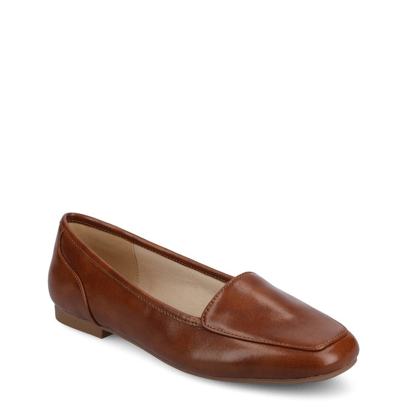 Journee Women's Noelia Medium/Wide Loafers (Cognac) - Size 9.0 W