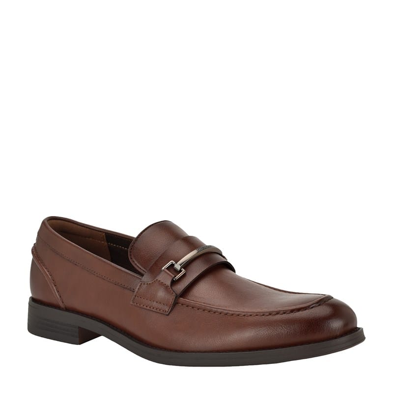 Tommy Hilfiger Men's Jamento Slip On Loafers (Cognac) - Size 9.5 M