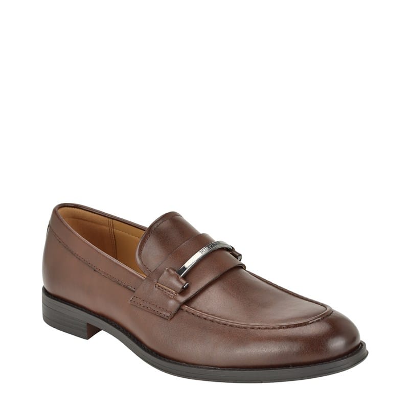 Tommy Hilfiger Men's Jinks Slip On Loafers (Cognac) - Size 13.0 M