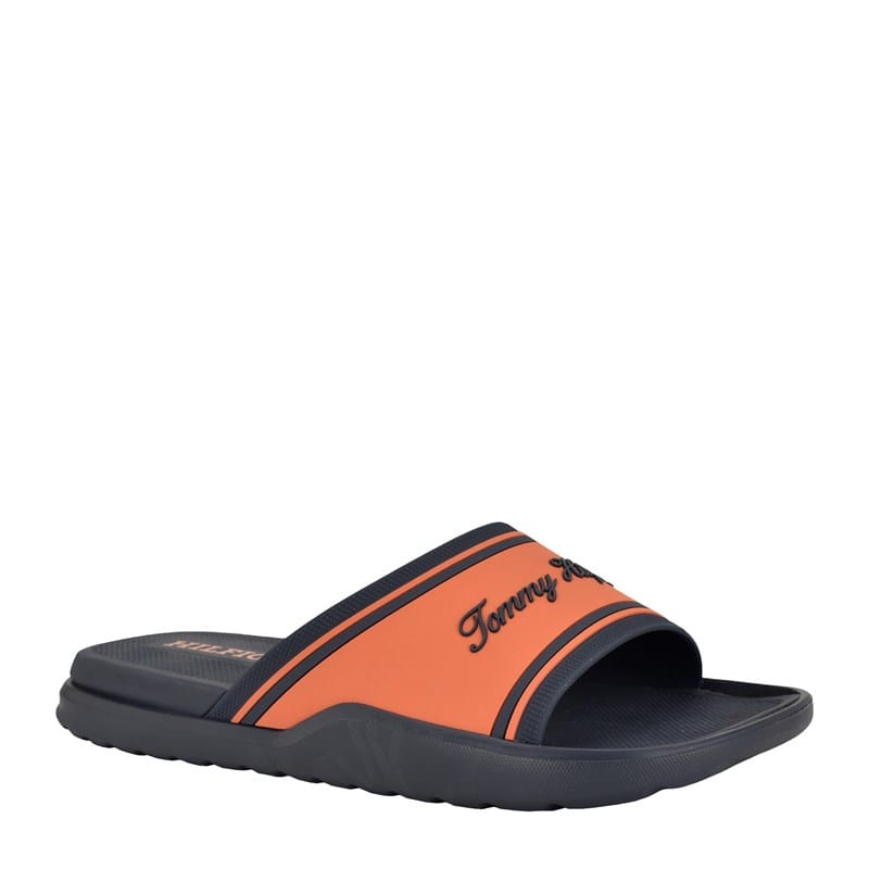 Tommy Hilfiger Men's Momil Sport Slide Sandals (Orange Multi) - Size 11.0 M