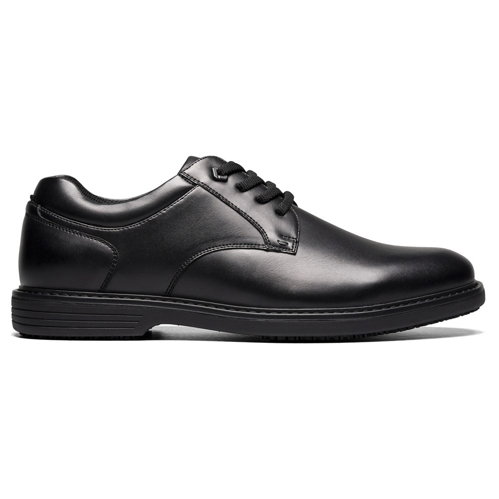 Nunn Bush Men s Wade Slip Resistant Plain Toe Oxford Famous Footwear
