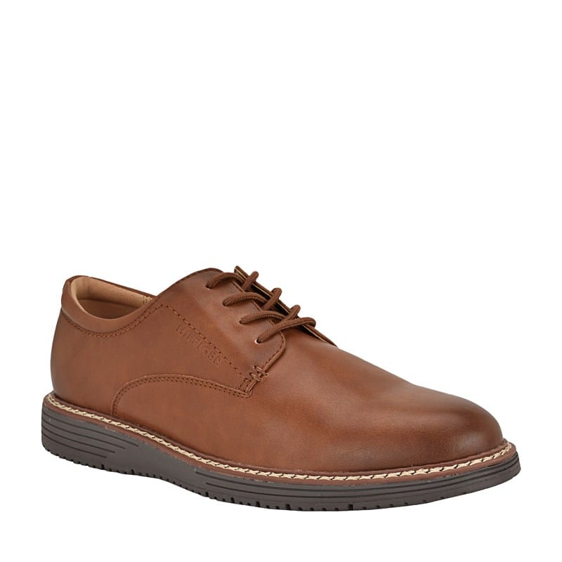 Tommy Hilfiger Men's Hiday Oxford Shoes (Cognac/Dark Grey) - Size 9.0 M