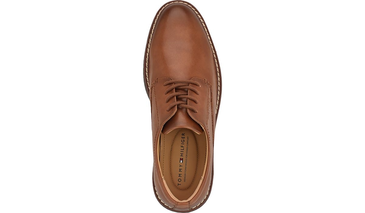 Vtg Tommy Hilfiger Dress Shoes Mens 9 Brown Leather Oxford Fisherman Career Punk Amazon.com | Tommy Hilfiger Mens Boswell Dark Brown 7 Medium  main image 2