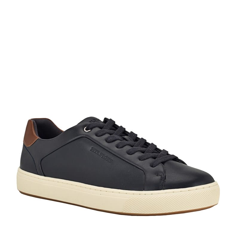 Tommy Hilfiger Men's Idris Low Top Sneakers (Navy/Cognac) - Size 9.0 M