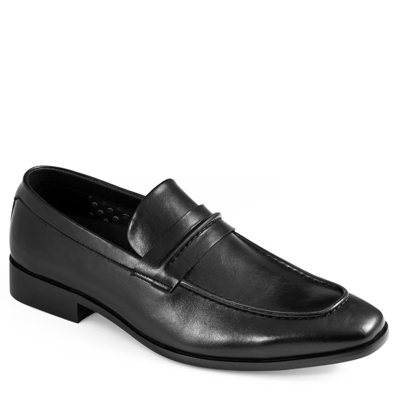 Tommy Hilfiger Men's Steran Slip On Loafers (Black Faux Leather) - Size 12.0 M