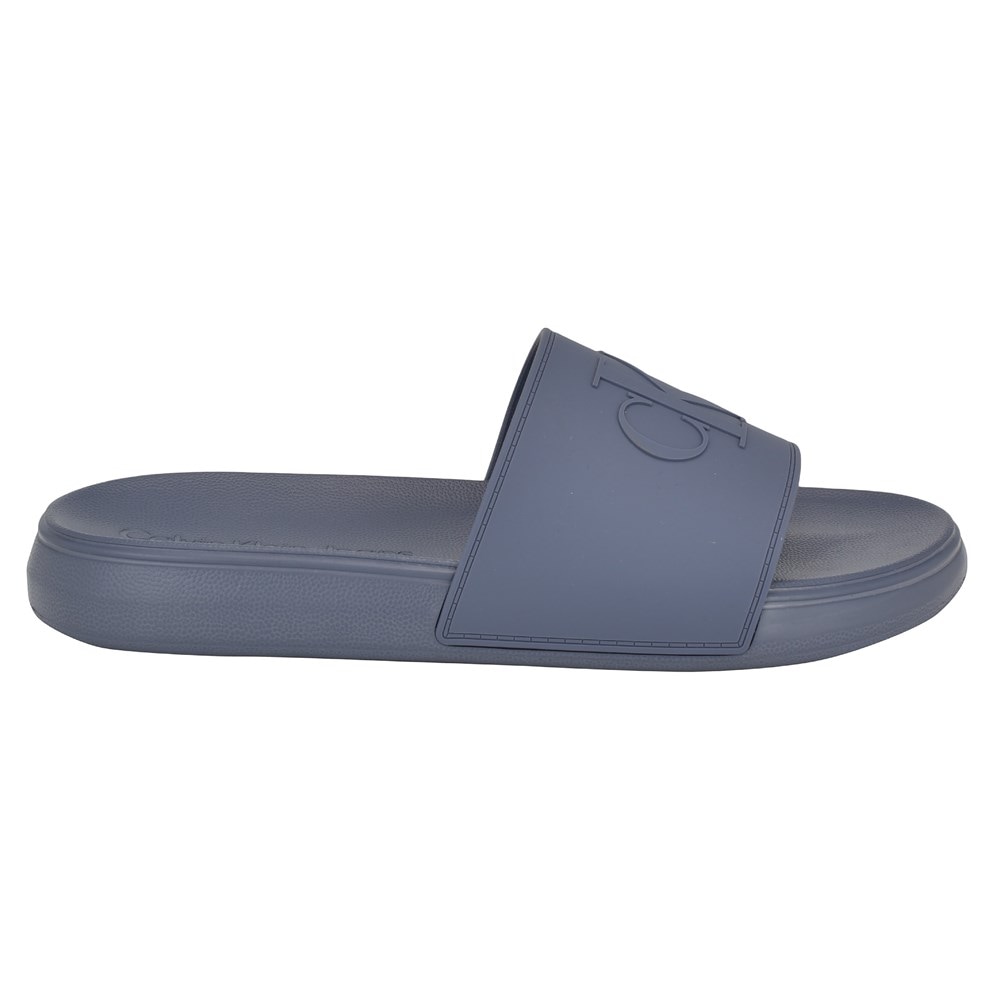   カルバン・クライン Wiston Slide Sandal Amazon.com | Calvin Klein Men's Wiston Sandal, Black Logo
