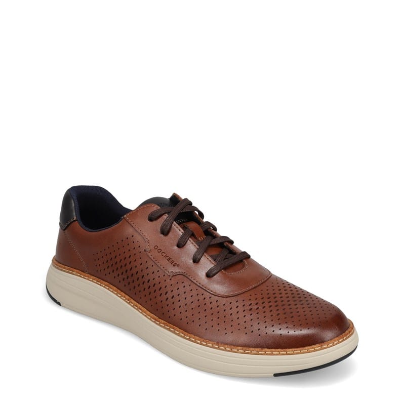 Dockers Men's Neilson Comfort Oxford Sneakers (Cognac) - Size 13.0 M