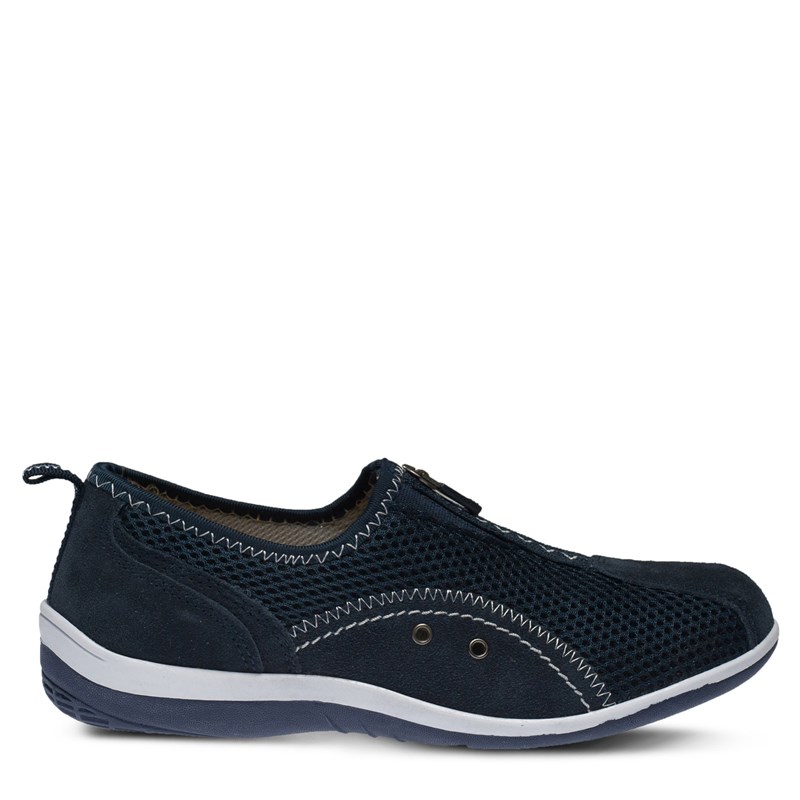 Spring Step Womens Racer Suede and Textile Active Shoe