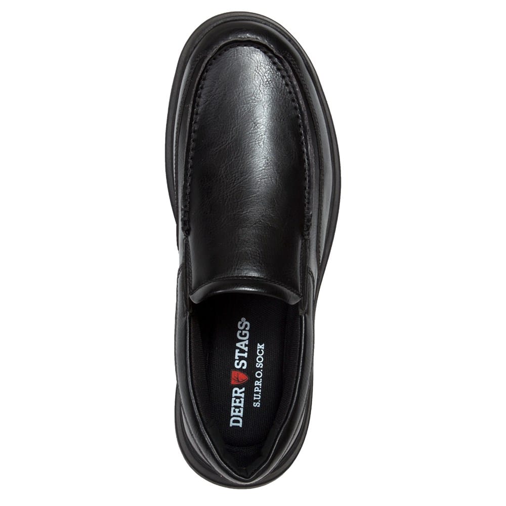 Deer Stags Spartan Mens Moc Closed Toe Loafers 13M Deer Stags Spartan Mens Moc Closed Toe Loafers, Color: Black  main image 4