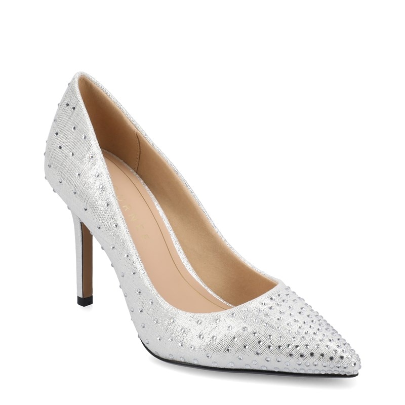 Journee Women's Venus Dress Pump Shoes (Silver) - Size 8.5 M