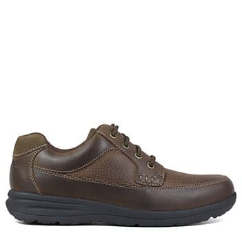 Men\'s Nunn Bush Cam Moc Toe Oxford Shoes, Size 9W Nunn Bush 84694-215 CAM MOC TOE OXFORDS Brown CH - Family  main image 4