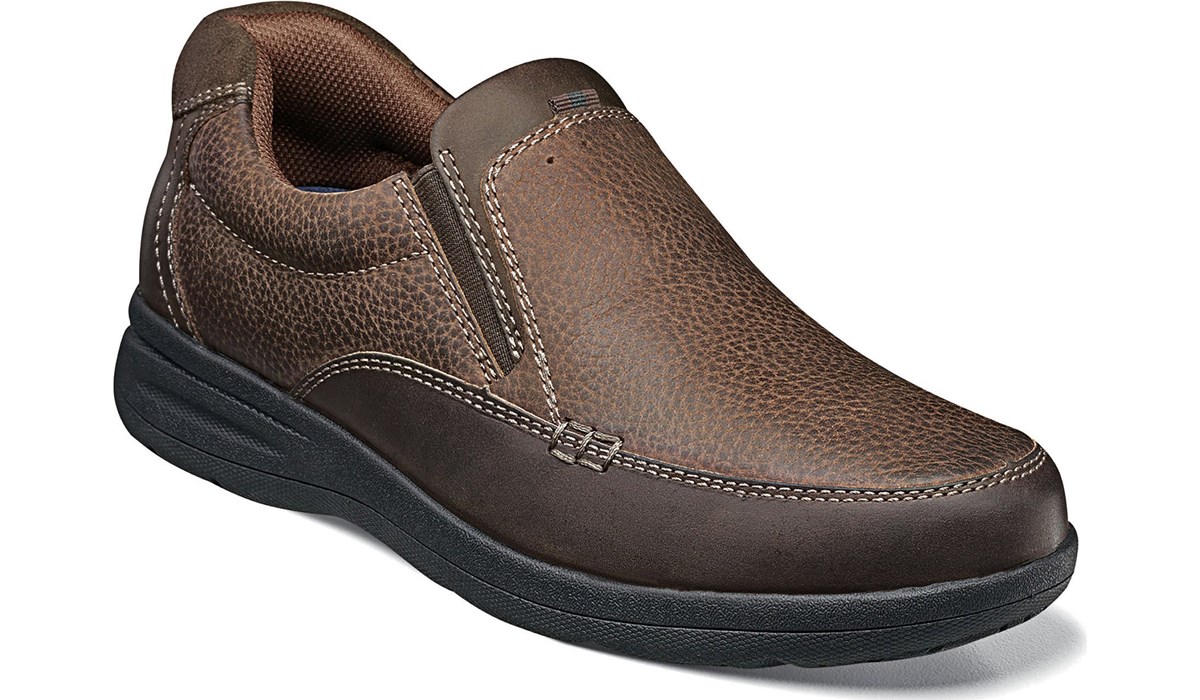 Nunn Bush Men's Cam Medium/Wide/X-Wide Moc Toe Slip On | Famous Footwear