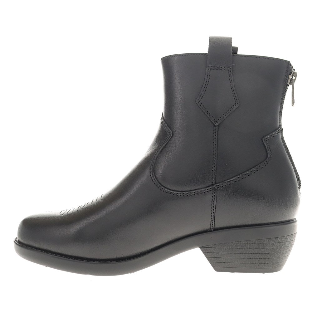 (取寄) プロペット レディース メイジー Propet women Maisie Black Propet Women's Maisie Western Bootie | Famous Footwear