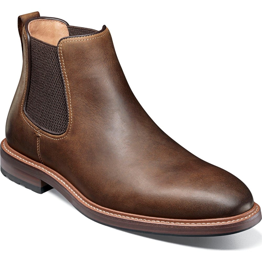 mens dress chelsea boots Autumn Chestnut Chelsea Boots – Luxury Men's Leather Footwear. – HolloMen