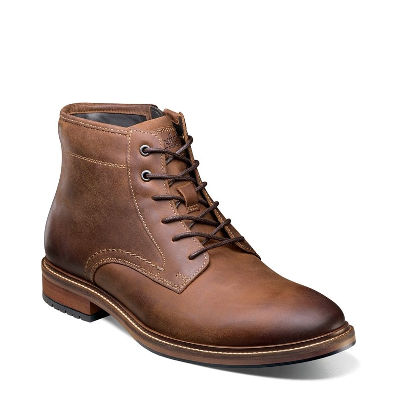 Florsheim Men's Forge Plain Toe Lace Up Boots (Brown Crazy Horse) - Size 8.5 W