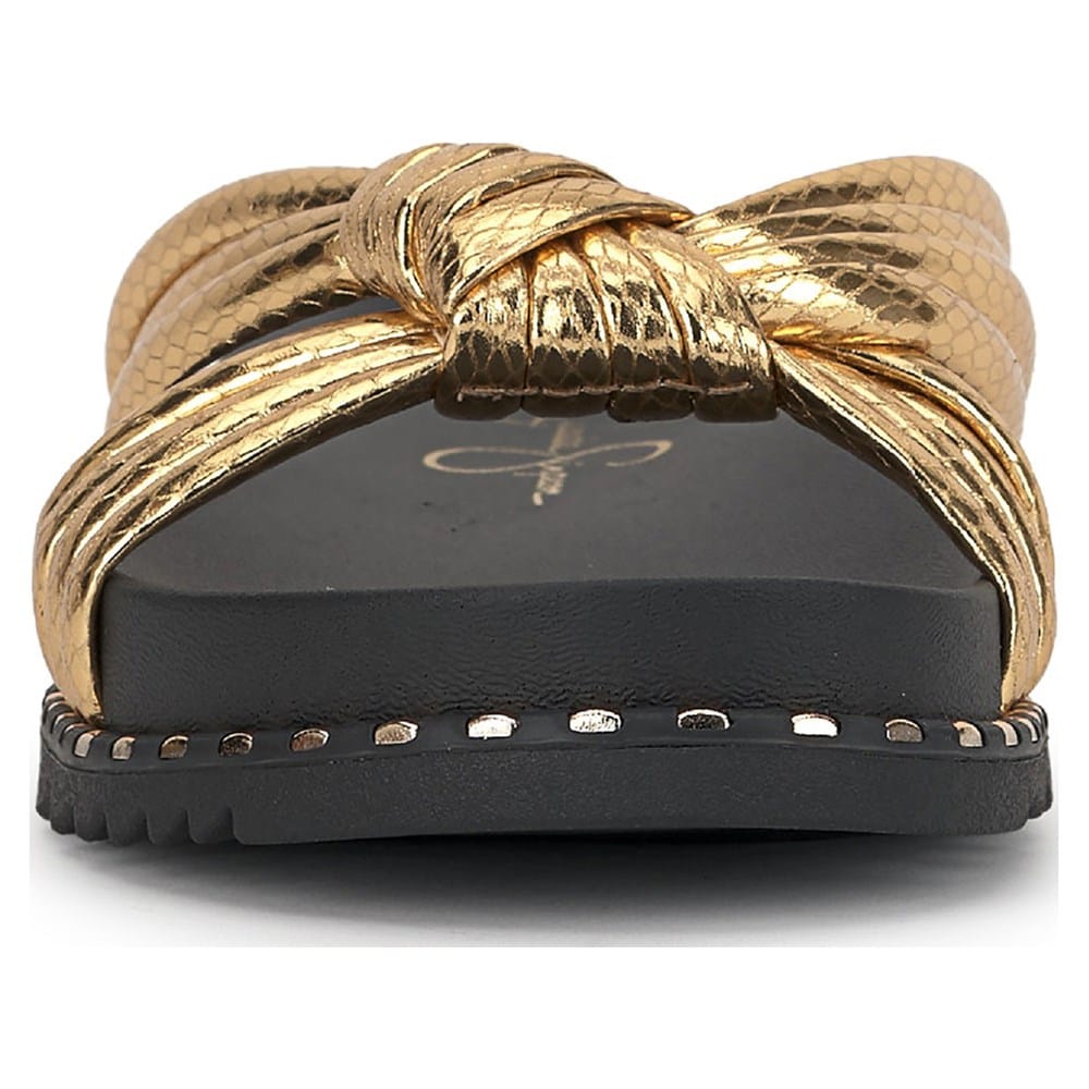 Jessica Simpson Women's Cilleva Flat Knotted Sandal | Famous Footwear