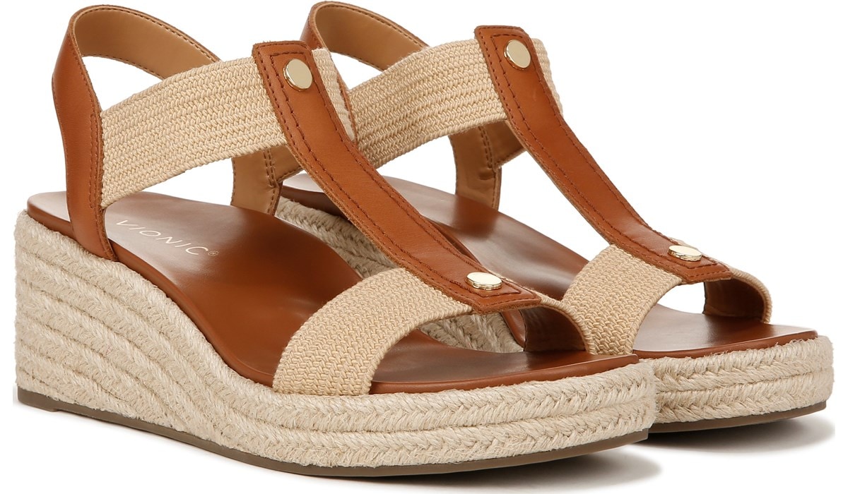 Vionic Women s Calera Espadrille Wedge Sandal Famous Footwear