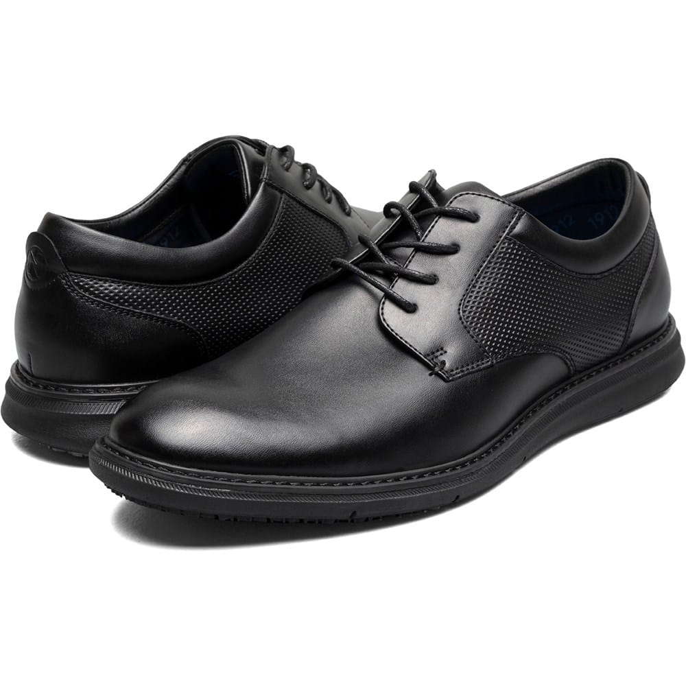 Nunn Bush Men's Chase Work Plain Toe Slip Resistant Oxford