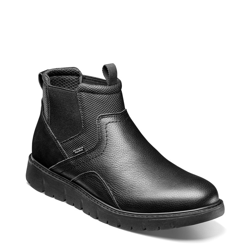Nunn Bush Men's Karnak Plain Toe Chelsea Boots (Black Tumbled) - Size 10.0 M