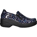Navy Hearts Patent Leather