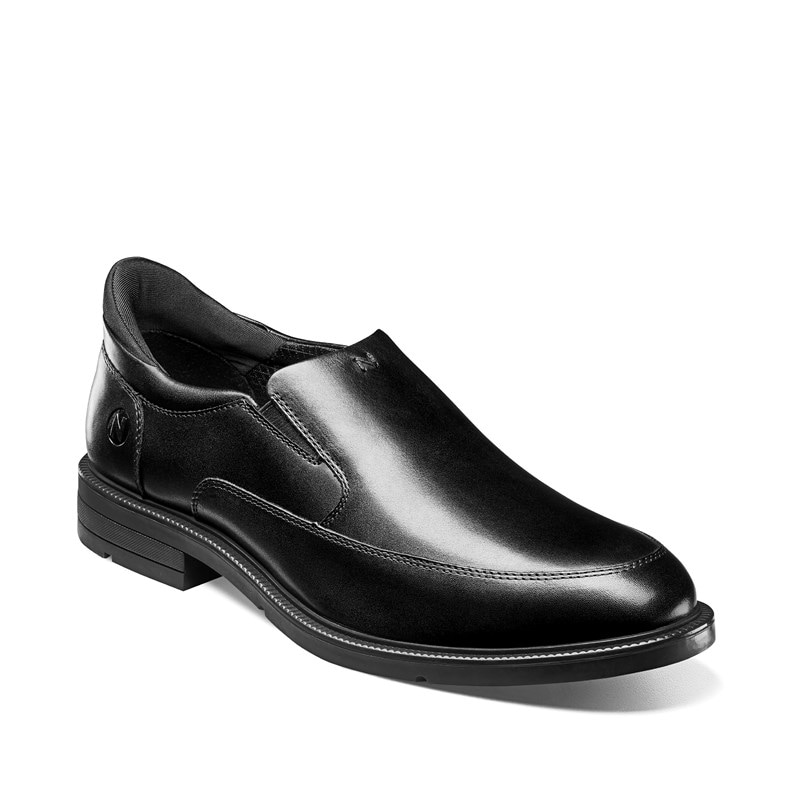 Nunn Bush Men's Kore Ez Icon Moc Toe Slip On Shoes (Black) - Size 11.5 M