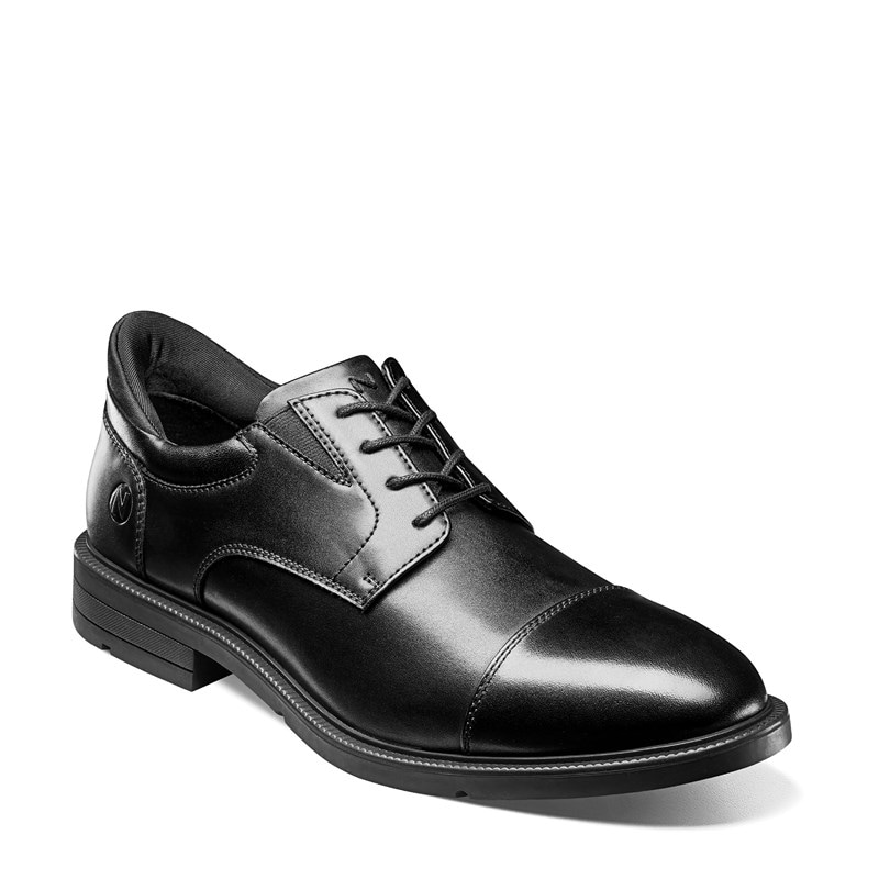 Nunn Bush Men's Kore Ez Icon Cap Toe Oxford Shoes (Black) - Size 10.5 M