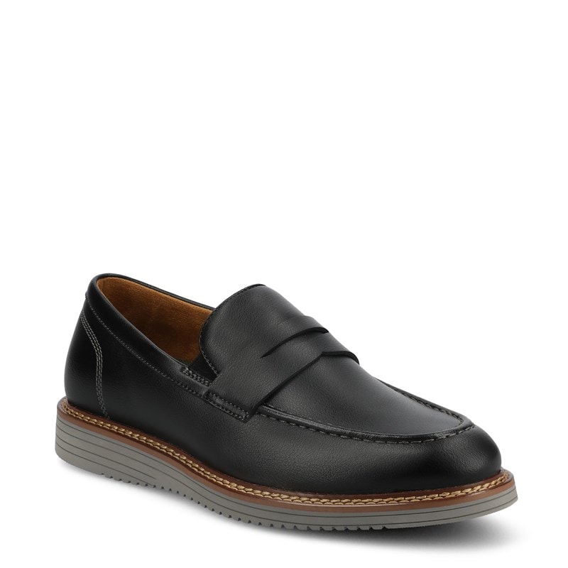 Vance Co. Men's Princeton Penny Loafers (Black) - Size 9.0 M