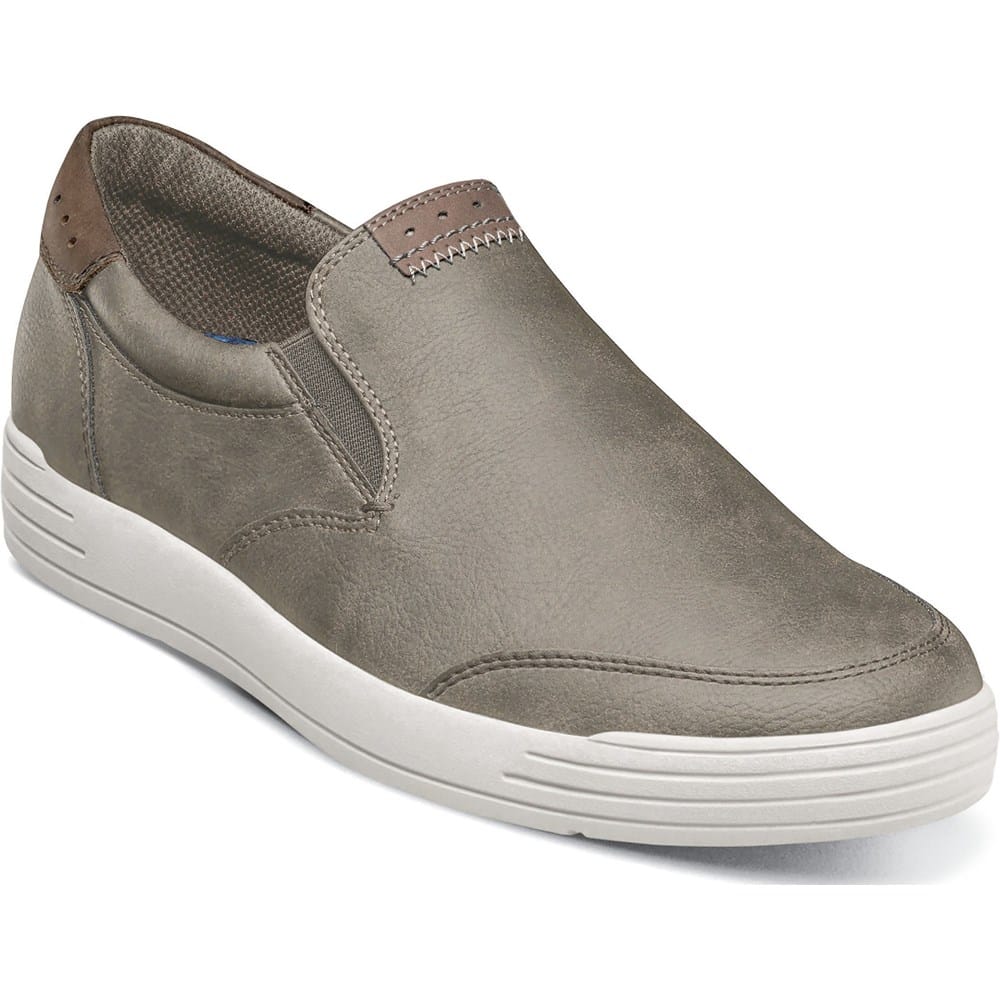 Nunn Bush Kore City Walk EZ Shoes Men Sz 14 M Cement Grey Moc Toe Slip On Canvas Nunn Bush KORE City Walk EZCanvas Men main image 3