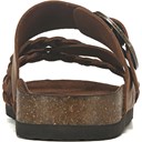 Women's Healing Leather Footbed Sandal - Back