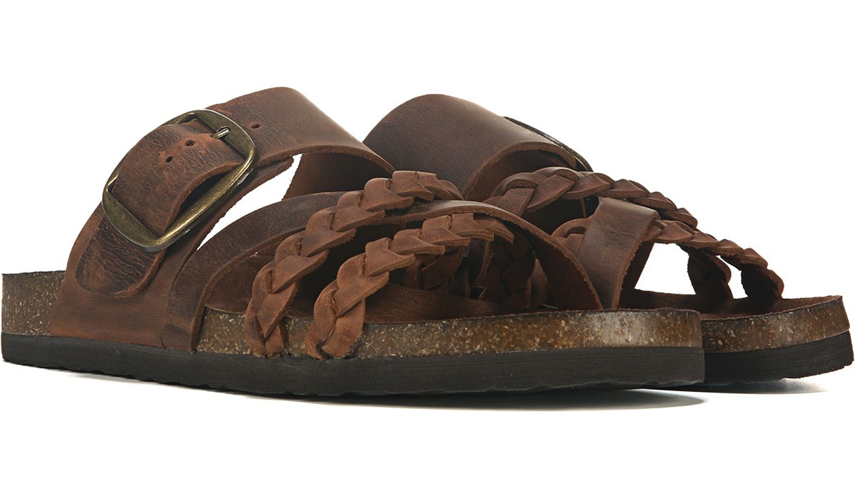 Women's Healing Leather Footbed Sandal - Pair