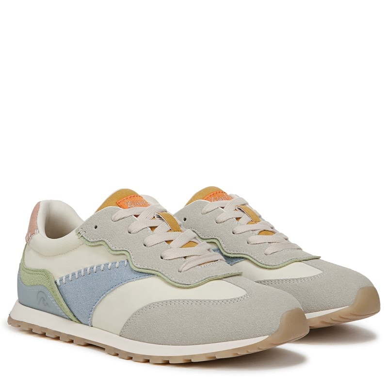 Blowfish Malibu Women's Valley Lace Up Sneakers (Beige/Green/Blue) - Size 10.0 M