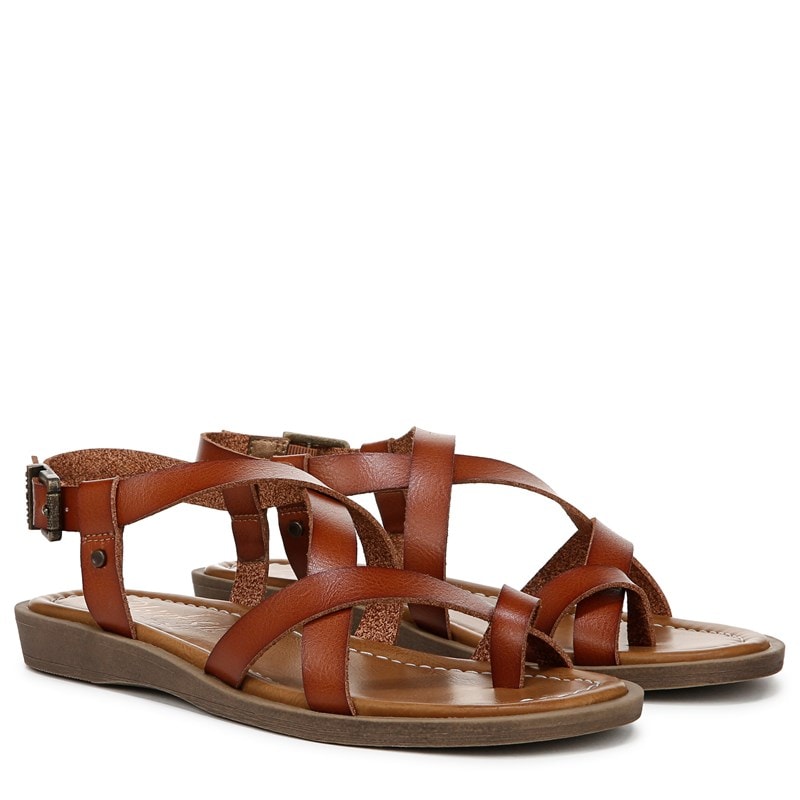 Blowfish Malibu Women's Devon 3 Strappy Sandals (Brown) - Size 6.5 M