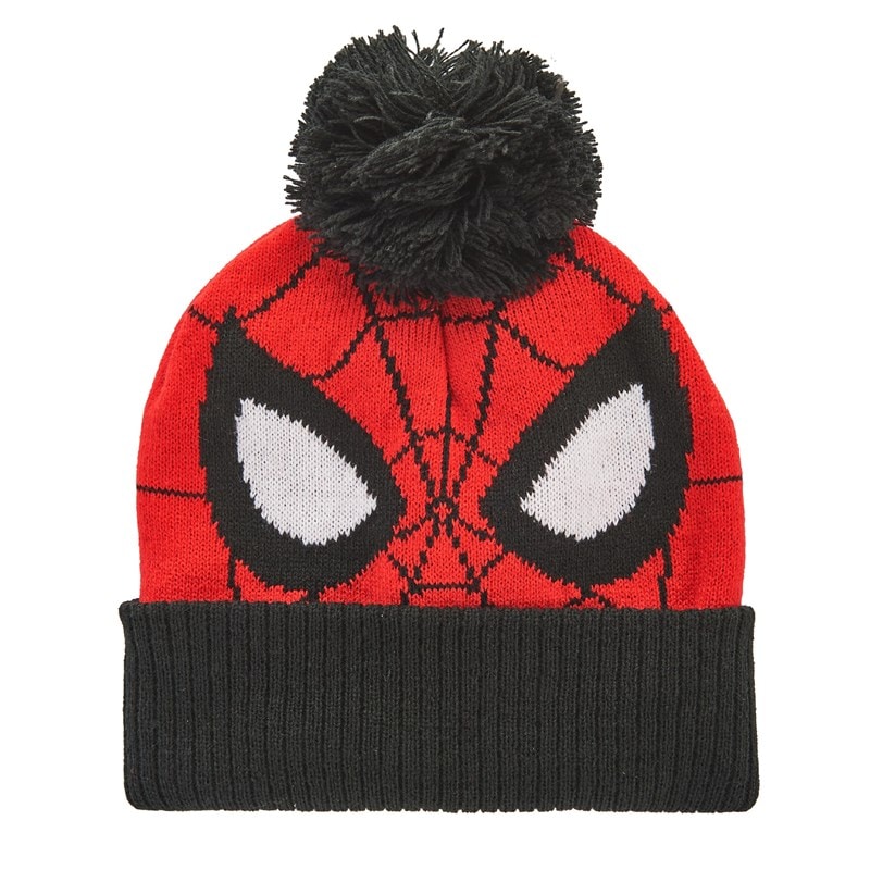 Spider-Man Kids' Spiderman Beanie Hat Glove And Sock Set Shoes (Spiderman Red/Black) - Size 0.0 OT