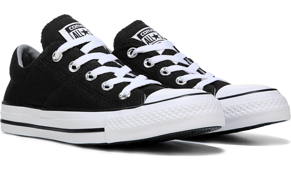 Converse Women's Chuck Taylor All Star Madison Low Top Sneaker Black, Sneakers and Athletic Shoes, Famous Footwear