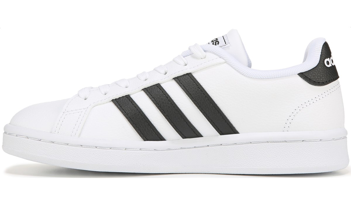 grand court leather platform sneaker