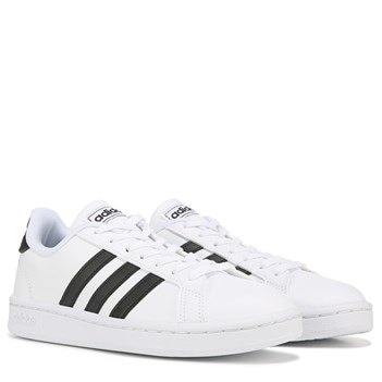 grand court leather platform sneaker