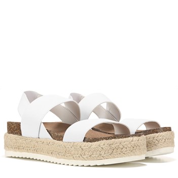 madden girl white platform sandals