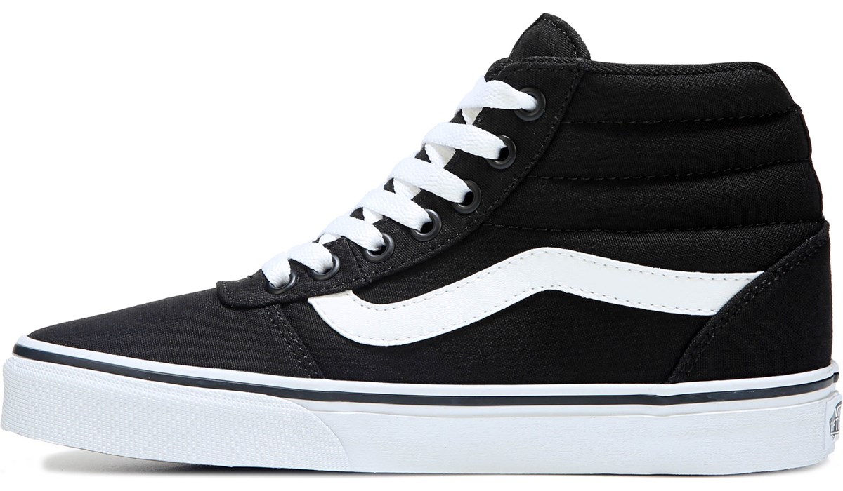 womens all black high top vans