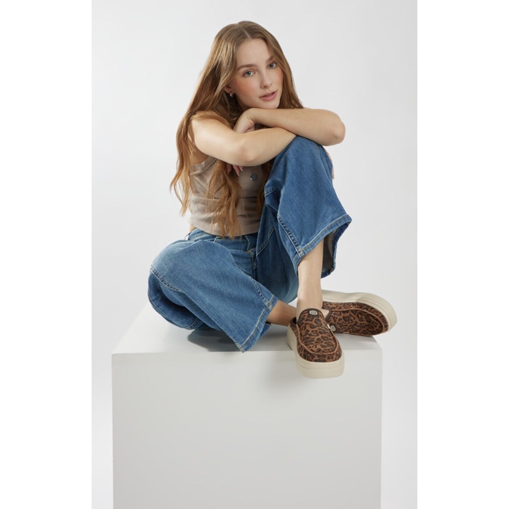 HEYDUDE Women's Austin Lift Classic Mule | Famous Footwear