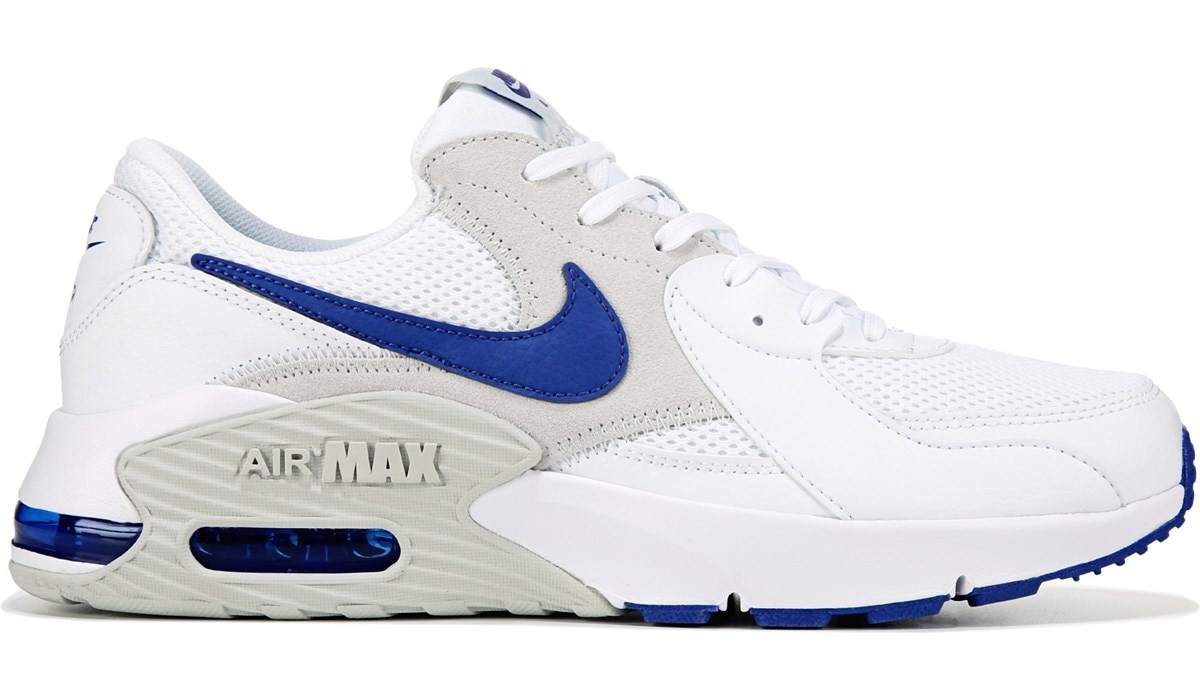 mens blue and white nike air max