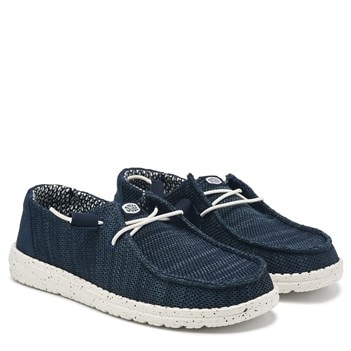 Dude Wendy Sox Navy Blue Hey Dudes Womens Womens Navy Blue Hey