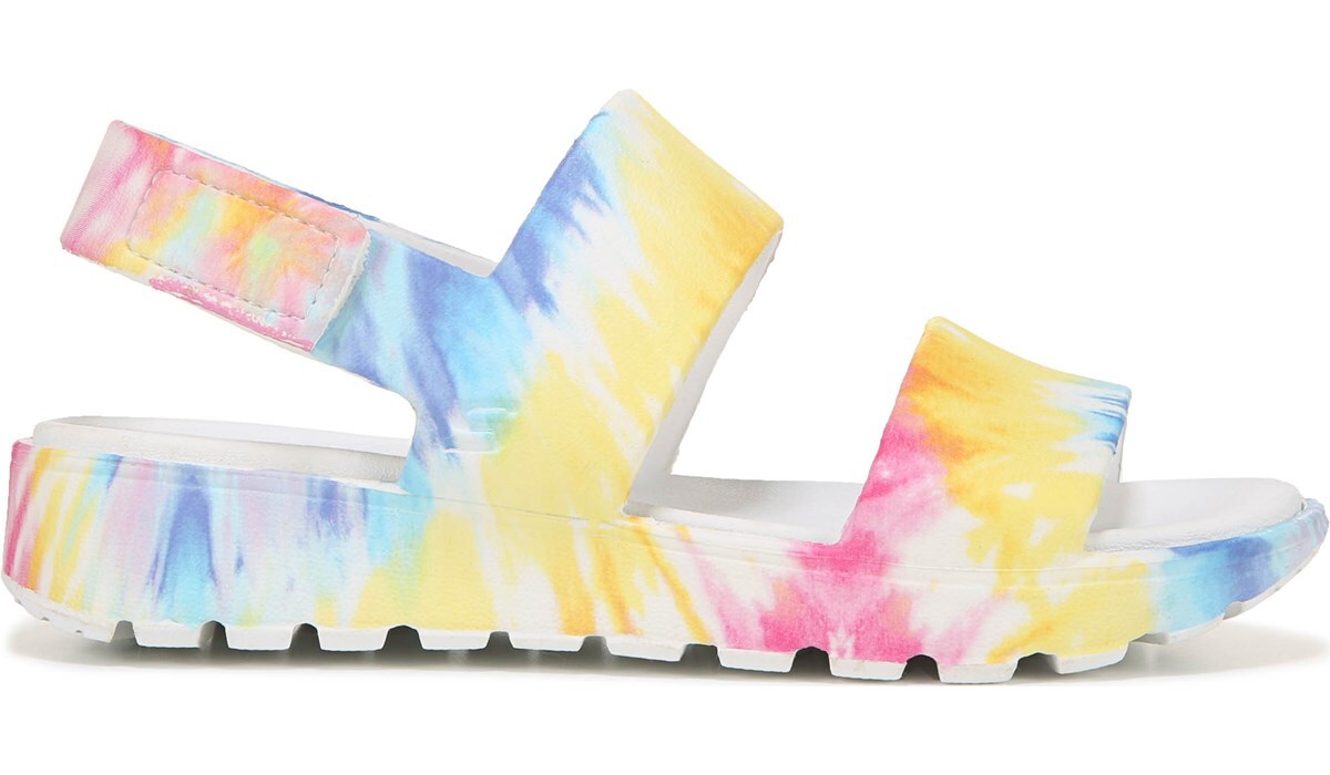 tie dye skechers sandals