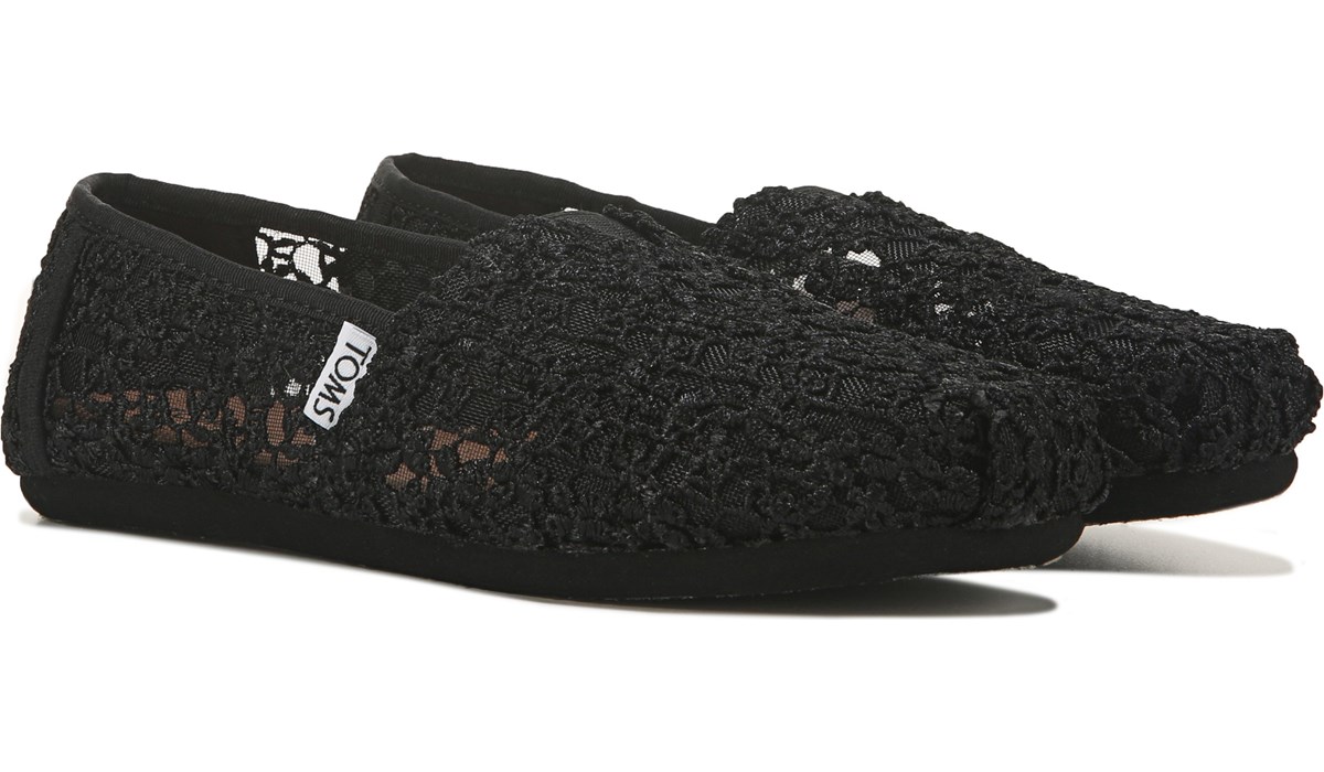 toms sneakers black