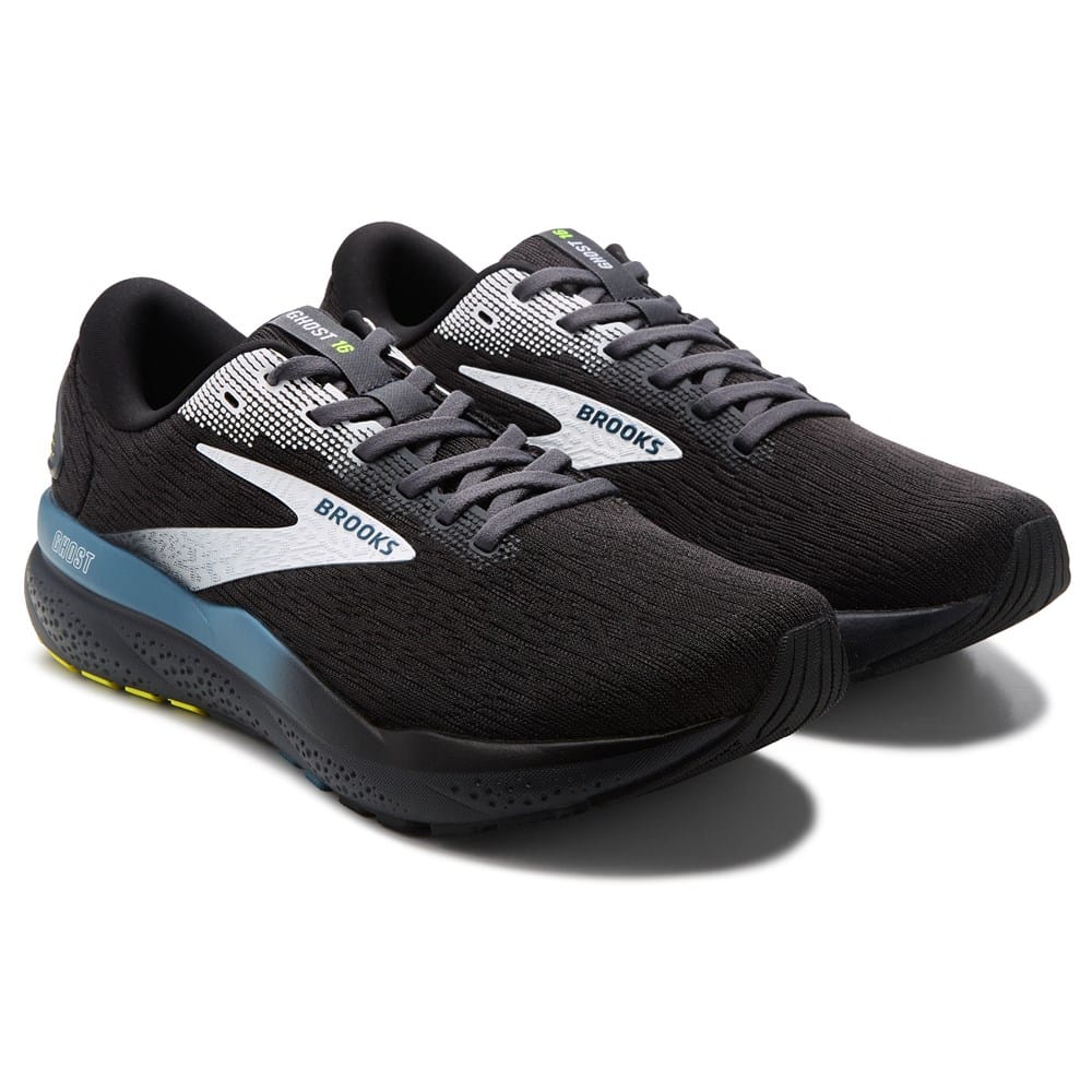 Brooks Ghost 16 Men’s Size 13 Black Athletic Shoes with Blue Accents Sneakers Brooks Men main image 4