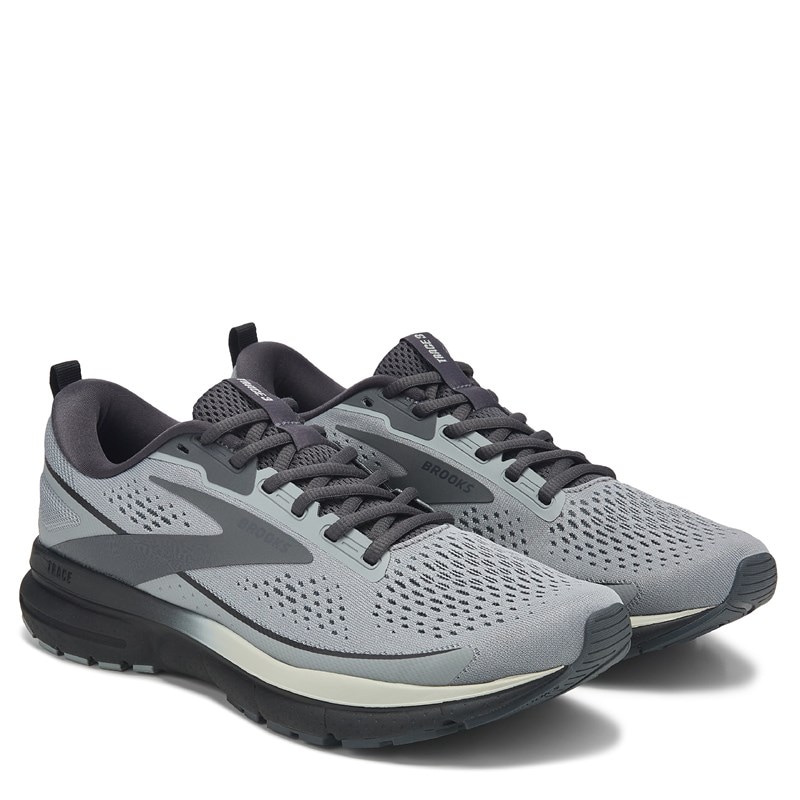Brooks Men's Trace 3 Running Shoes (Grey/Black) - Size 12.0 M