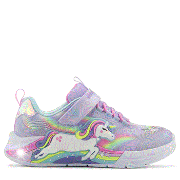 Skechers Kids' Unicorn Chaser Light Up Sneaker Little/Big Kid