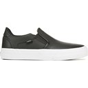Black/White Leather
